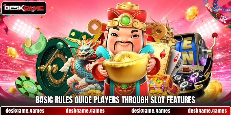 Basic rules guide players through slot features Basic rules guide players through slot features