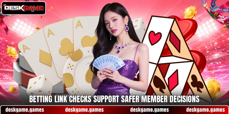 Betting link checks support safer member decisions