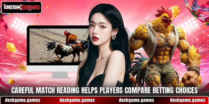 Careful match reading helps players compare betting choices Careful match reading helps players compare betting choices