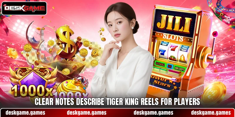 Clear notes describe Tiger King Reels for players Clear notes describe Tiger King Reels for players