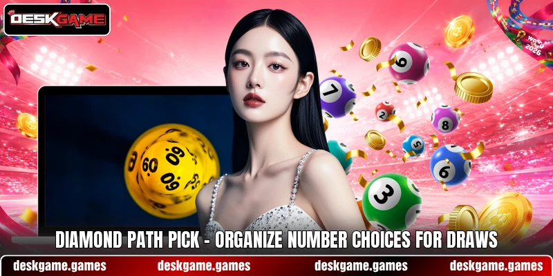 Diamond Path Pick – Organize Number Choices For Draws