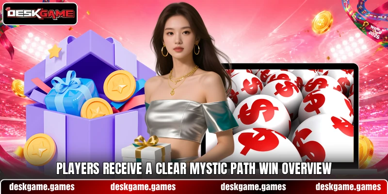Players receive a clear Mystic Path Win overview