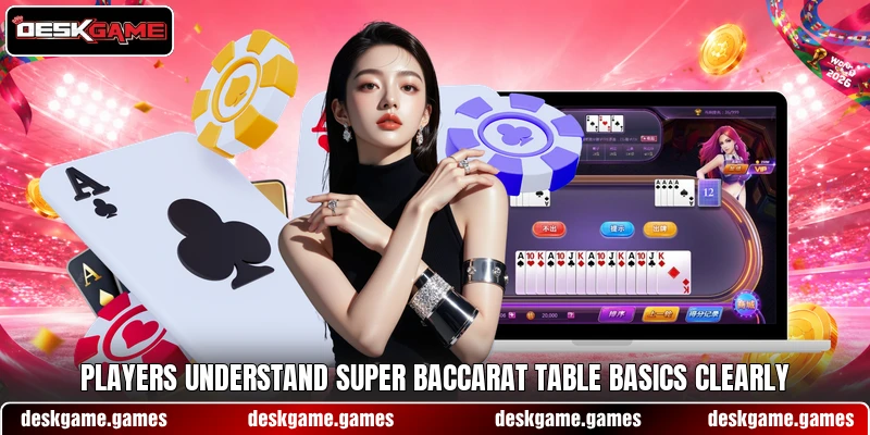 Players understand Super Baccarat table basics clearly