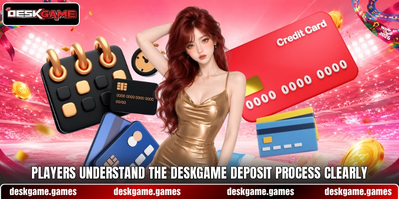 Players understand the DESKGAME deposit process clearly