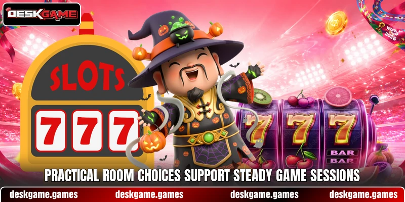 Practical room choices support steady game sessions Practical room choices support steady game sessions
