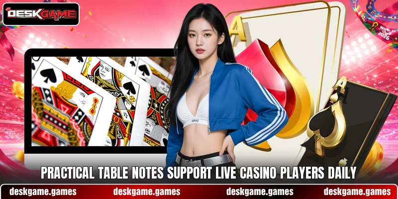 Practical table notes support live casino players daily