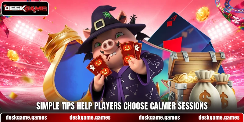 Simple tips help players choose calmer sessions