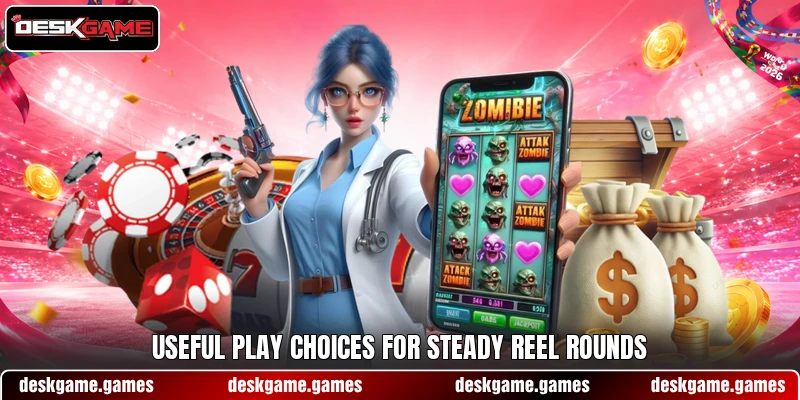 Useful play choices for steady reel rounds Useful play choices for steady reel rounds